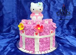 Have a look to my video which shows you how to make hello kitty cake for ( children ) birthdays or other events. Cake Hello Kitty Buttercream Kami