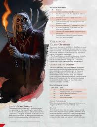 Villainous Classes From The D D 5e Dungeon Master S Guide Dungeon Master S Guide Dungeon Master Dnd Cleric