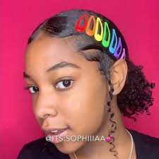 17 9k Likes 134 Comments Heat Free Curls Curlygirlco On Instagram Colorful Snap Clips Its Sophiii Natural Hair Styles Clip Hairstyles Hair Clips Girls