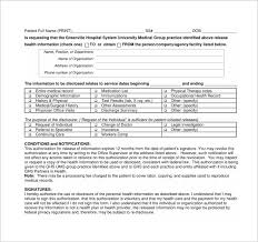 free 10 generic medical record release forms in pdf
