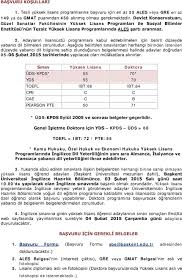 Ales puanına göre başvuru yapacakları yüksek lisans programlarına girecek olan adaylar başvuru ve sınav tarihini haberimizden öğrenebilirsiniz. Basvuru Kosullari Ve Islemleri Pdf Ucretsiz Indirin