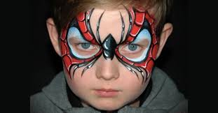 Top spiderman coloring pages for kids: Cool Spiderman Face Paint Tutorial Step By Step