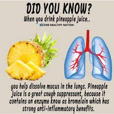 Healthy Food Guidelines On Instagram Pineapple Juice Helps To Dissolve Mucus In The Lungs And Can Health Remedies Health Tips Health And Nutrition