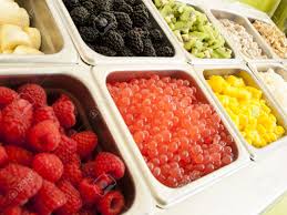 Be cool, chill out, stay connected. Frozen Yogurt Toppings Bar Yogurt Toppings Ranging From Fresh Stock Photo Picture And Royalty Free Image Image 14287121