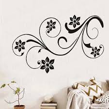 Flowers for your kitchen, bedroom or living room. Lovely Floral Design Flowers Wall Stickers For Girls Room Wall Decor Vinyl Removable Wall Art Decals Home Decoration Wl957 Wall Stickers Aliexpress