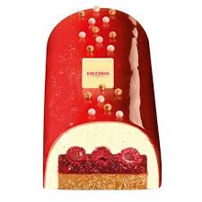 Buche Delice Vanille Fruits Rouges De Fauchon Buche De Noel Recette Gateau Noel Buche De Noel Aux Fruits