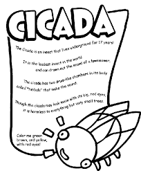 School's out for summer, so keep kids of all ages busy with summer coloring sheets. Cicada Coloring Page Crayola Com