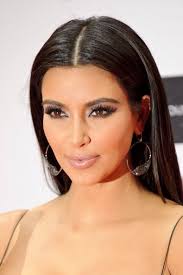 Kim Kardashian Straight Hair Kardashian Party Makeup Beauty