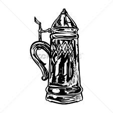 German Beer Stein Vector Image 1977006 Stockunlimited