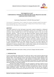(adapted from asia reader's digest, feb 2016) chocolate tastes good, what else is there to say? Pdf Two Rabbits In A Hat Comparison Of Spm English Language And Igcse English As Second Language High Stakes Tests