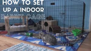 Attention points for wooden structures • fit a good, sturdy latch to the door, with metal hinges • good joints between the roof and the frame are very important to prevent. How To Set Up A Indoor Rabbit Cage Youtube