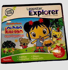Leapfrog Leapster Explorer Nihao Kai Lan Super Happy Day Game In 2020 Super Happy Learning Tablet Happy Day