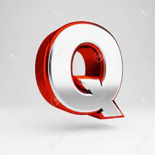 Here is a fun way to practice alphabet and number formation! Metal Letter Q Uppercase Isolated On White 3d Rendered Red And White Metallic Glossy Alphabet Type For Banner Poster Decoration Stock Photo Picture And Royalty Free Image Image 128348158