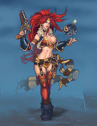 And of course is more cool if the lines are from a gifted artist like jonboy007007. Red Monika Battle Chasers Nightwar By Jessuh On Deviantart