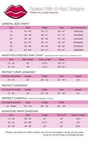 Swak Design Size Chart Trendy Plus Size Fashion Plus Size