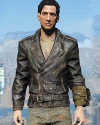 Atom Cats Fallout 4 Cosplay Leather Jacket Top Celebs Jackets Leather Jacket Leather Jacket Black Jackets