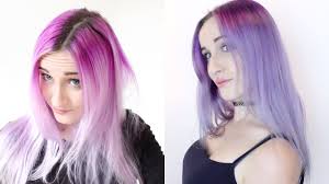 To start this look, the most important step is to pre. Sterling Silver Hair Dye Over Faded Purple Youtube