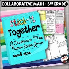 Math Problem Solving Collaborative Activity For Grade 6 Common Core Math Problem Solving Math Problem Solving Activities Problem Solving