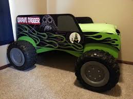 Grave Digger Bed Big Kids Room Monster Truck Room Kid Beds