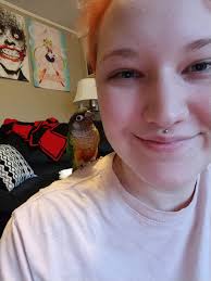 Ozzie eating leafy greens for the first time