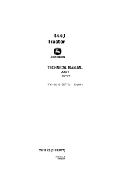 8:00 agrarblick recommended for you. John Deere 4440 Tractor Service Repair Manual
