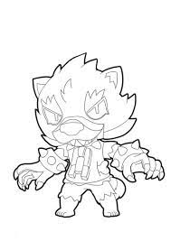 Werewolf Leon High Quality Free Coloring Page From The Category Brawl Stars More Printable Pictures On Our Website Raskraski Besplatnye Raskraski Risunki
