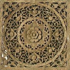 Material Spirit Carved Wood Panels Art Decoratif Art