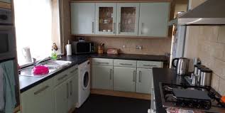 She revealed that she had used a £15 tile paint, a £25 cupboard paint and a £6 white matt paint all from wilko to redecorate. Wilko Quick Dry Cupboard Furniture English Sage Paint 750ml Wilko