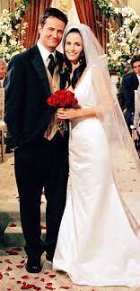 Chandler and monica on pinterest. Friends Monica And Chandler Tv Weddings Monica And Chandler Friends Moments