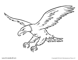 Philippine eagle coloring page | free printable coloring pages. Flying Bald Eagle Coloring Page Novocom Top