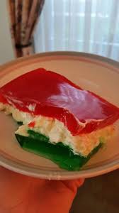 (p.s., there's nothing more romantic than only having one dirty dish to clean.) my boyfriend broke up with me two months ago, and it's been tough, but the real torture will be facing my nosy family during christmas dinner. I Made This Christmas Ribbon Jello Salad It Was Good As A Mildly Sweet Treat With Dinner Just Cream Cheese Jello Recipe Cherry Jello Salad Recipe Jello Salad