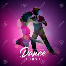 National dance day is a holiday which is celebrated annually on the last saturday in july. International Dance Day Vector Illustration With Tango Dancing Royalty Free Cliparts Vectors And Stock Illustration Image 98895177