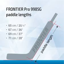 Goalie Stick Paddle Size Chart 2019