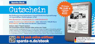 Einen genossenschaftsanteil erwerben sie für 52 euro. Sparda Bank Schenkt Tolino Shine Zur Konto Eroffnung Lesen Net