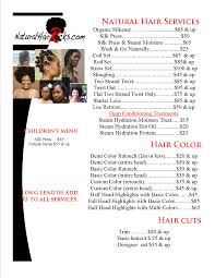 Well you're in luck, because here. Haircut Naturals Price List
