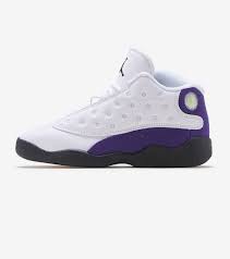Air Jordan 13 Purple Black White Jordan Air Jordan Retro 13 A œlakers Jordan Shoes Air Jordans Kids Jordans Air Jordans Retro