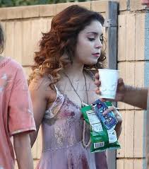 vanessa hudgens shoots kitchen sink