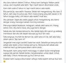 Ini juga merupakan salah satu bahaya dan akibat dari tidak datang bulan atau siklus haid yang sering terganggu. Terlalu Harap Untuk Lekat Wanita Mengaku Sedih Setiap Kali Datang Haid Benci Lihat Semua Perkongsian Tentang Kehamilan Viral Mstar