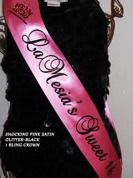 Sweet 16 Birthday Crown And Sash Sweet 16 Sashes By Sashanation Personalized Sash Sweet 16 Sash Sash