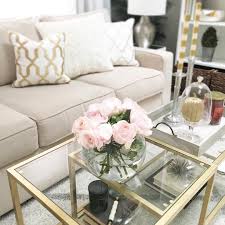 Jaclynmari On Instagram Thecolorfulhome Series Is Wanting To See Your Beautiful Florals T Gold Living Room Cream Sofa Living Room Cream Couch Living Room