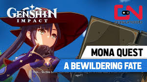 Genshin Impact Mona Quest A Bewildering Fate Astrolabos Chapter Youtube
