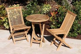 Buy teak garden furniture at great prices. Folding Bistro Teak Set Oceanic Teak Furniture