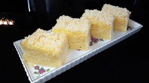Die kokosraspel dazu in einer nicht allzu dicken schicht auf ein mit backpapier ausgelegten backblech legen. Wattekuchen Vanille Trifft Kokos Tassenkuchen Blechkuchen Youtube