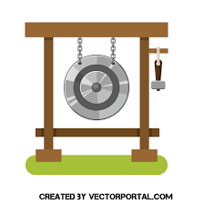 Gong Vector Clip Art Clip Art Free Clip Art Art
