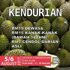 Dataran kemerdekaan shah alam adalah dataran yang ramai ketika hari kemerdekaan tiba. Peluang Makan Durian Sampai Pengsan Di Dataran Kemerdekaan Shah Alam 5 6 Ogos 2017 Azizulwmc Com