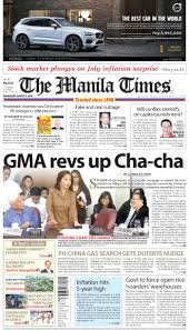 Manila, philippines actual time, daylight saving time 2021, gmt offset, time change dates. Today S Front Page August 08 2018 The Manila Times Online