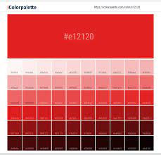 #colorswall random #336 colors palette. Hex Color Code E12120 Akira Red Color Information Hsl Rgb Pantone