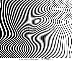 Black And White Striped Road Sign Australia Optical Art Background Wave Design Black And White Digital Image With A Psychedelic Stripes Vector Illustration Abst Art Background Wave Design Optical Art