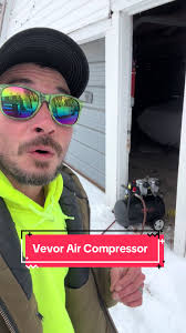 Checking out how hard the Vevor air compressor blows #tools #vevor  #aircompressor #mechanic #handyman