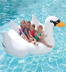 Giant Inflatable Swan Pool Float In Water Pool Toys Swan Pool Float Swimming Pool Toys Inflatable Pool Floats